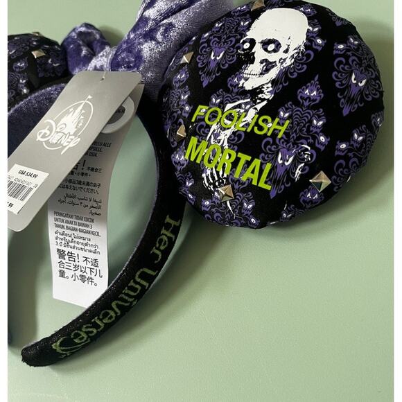 Disney Haunted Mansion Her Universe Minnie Mouse Ears Headband Madame Leota NEW